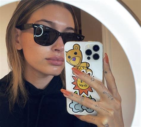 hailey beiber celine sunglasses|hailey Bieber sunglasses ray ban.